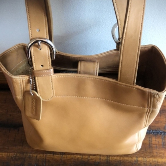 Coach Legacy Glove-Tanned Leather Buckled Tote Bag 1997 Style 4157 Vintage - Picture 4 of 11